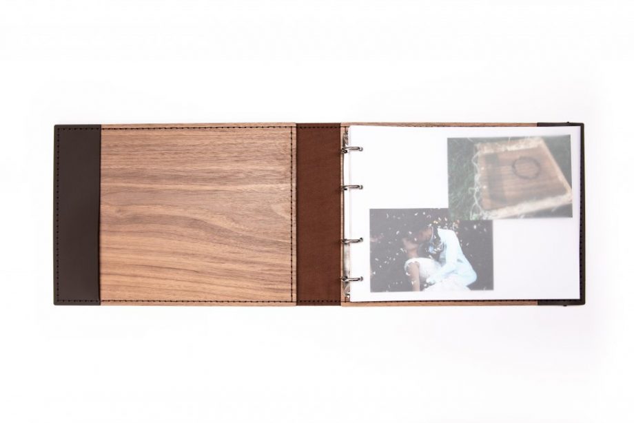 Luxusný drevený fotoalbum - Orech
